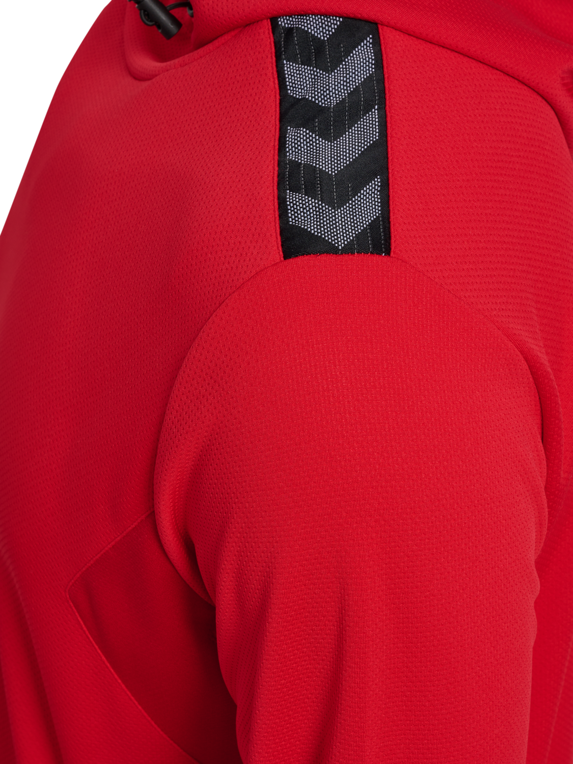 hmlAUTHENTIC PL HOODIE, TRUE RED, packshot