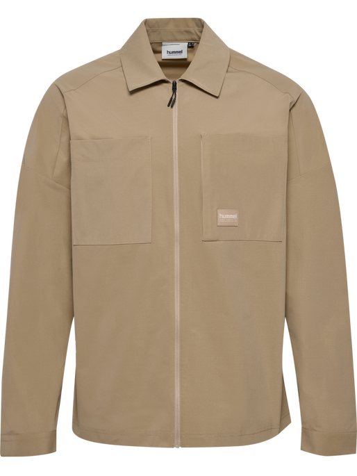 hmlSORONA LOOSE OVERSHIRT, CORNSTALK hmlSORONA LOOSE OVERSHIRT, CORNSTALK, packshot
