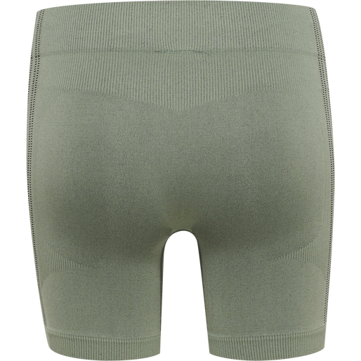 hmlSHAPING SEAMLESS MW SHORTS, LILY PAD, packshot