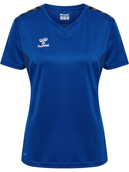 hmlAUTHENTIC PL JERSEY S/S WOMAN, TRUE BLUE hmlAUTHENTIC PL JERSEY S/S WOMAN, TRUE BLUE, packshot