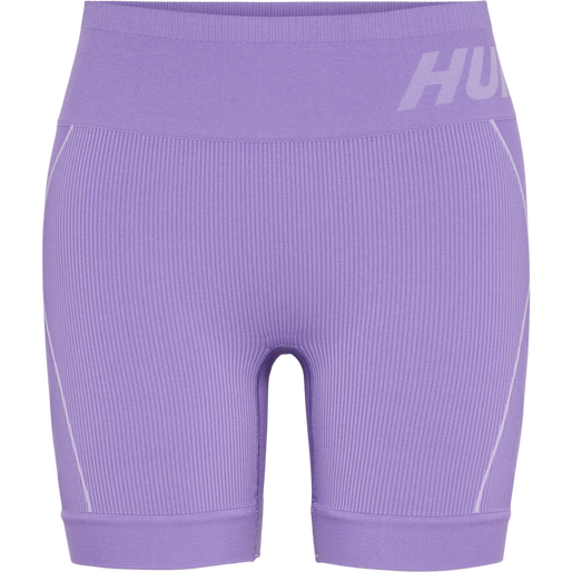 hmlTE CHRISTEL SEAMLESS SHORTS, PAISLEY PURPLE/LAVENDER MELANG, packshot