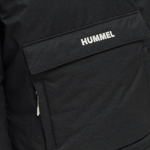 hmlAYDA ANORAK, BLACK MELANGE, packshot