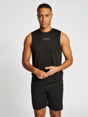 hmlTE FLEX TANKTOP, BLACK, model