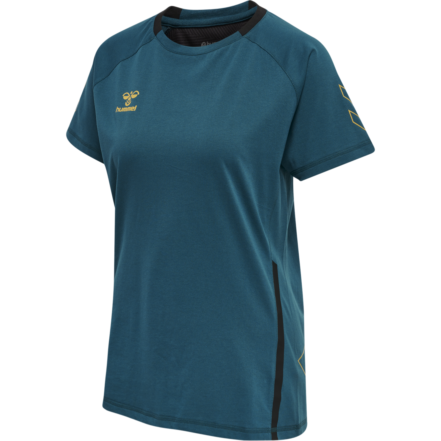 hmlCIMA XK T-SHIRT S/S WOMAN, BLUE CORAL, packshot