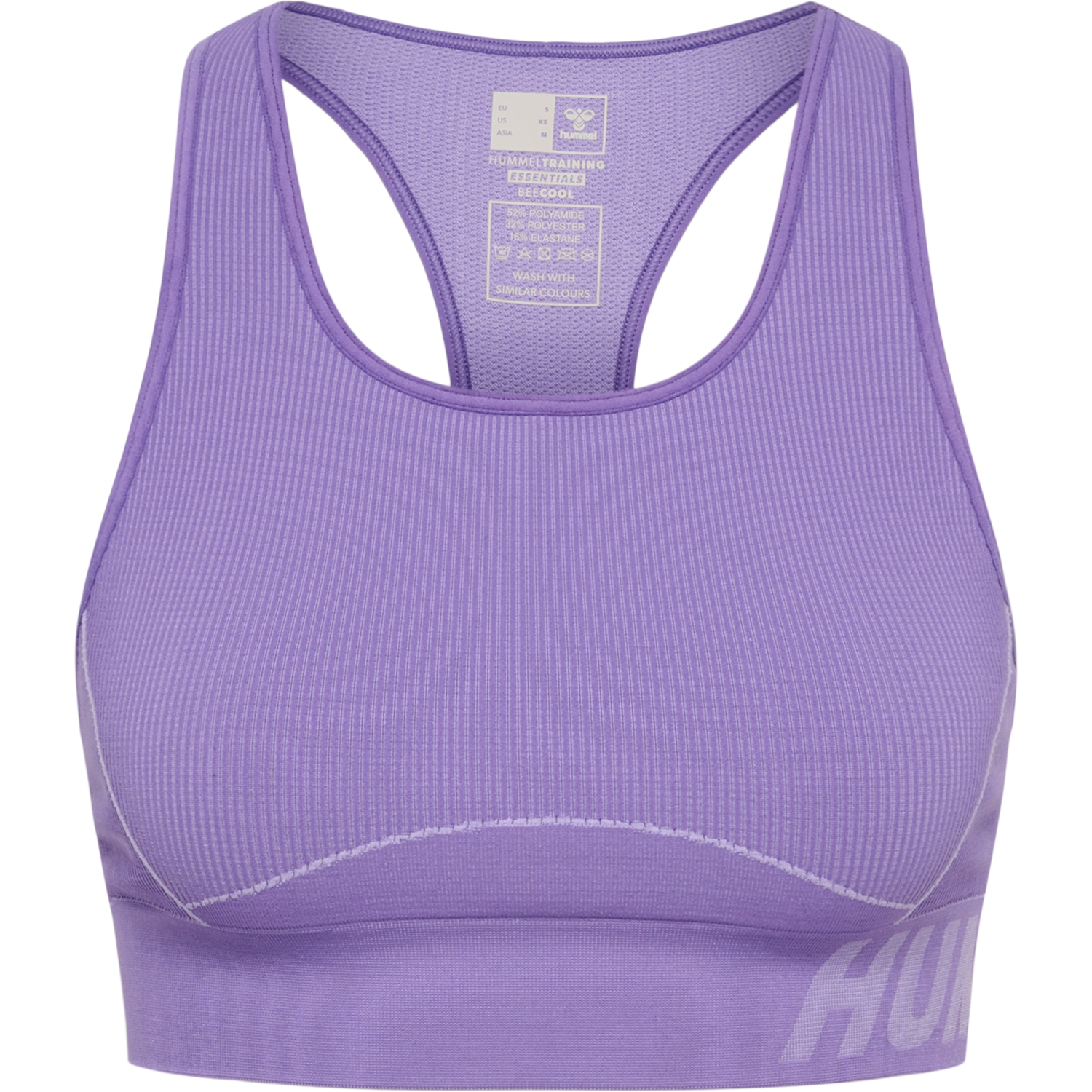 hmlTE CHRISTEL SEAMLESS SPORTS TOP, PAISLEY PURPLE/LAVENDER MELANG, packshot