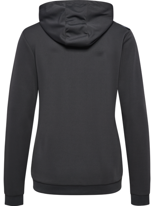 hmlAUTHENTIC PL ZIP HOODIE WOMAN, ASPHALT, packshot