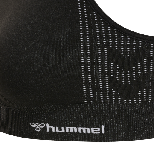 hmlMT SHAPING SEAMLESS SPORTS TOP, BLACK hmlMT SHAPING SEAMLESS SPORTS TOP, BLACK, packshot
