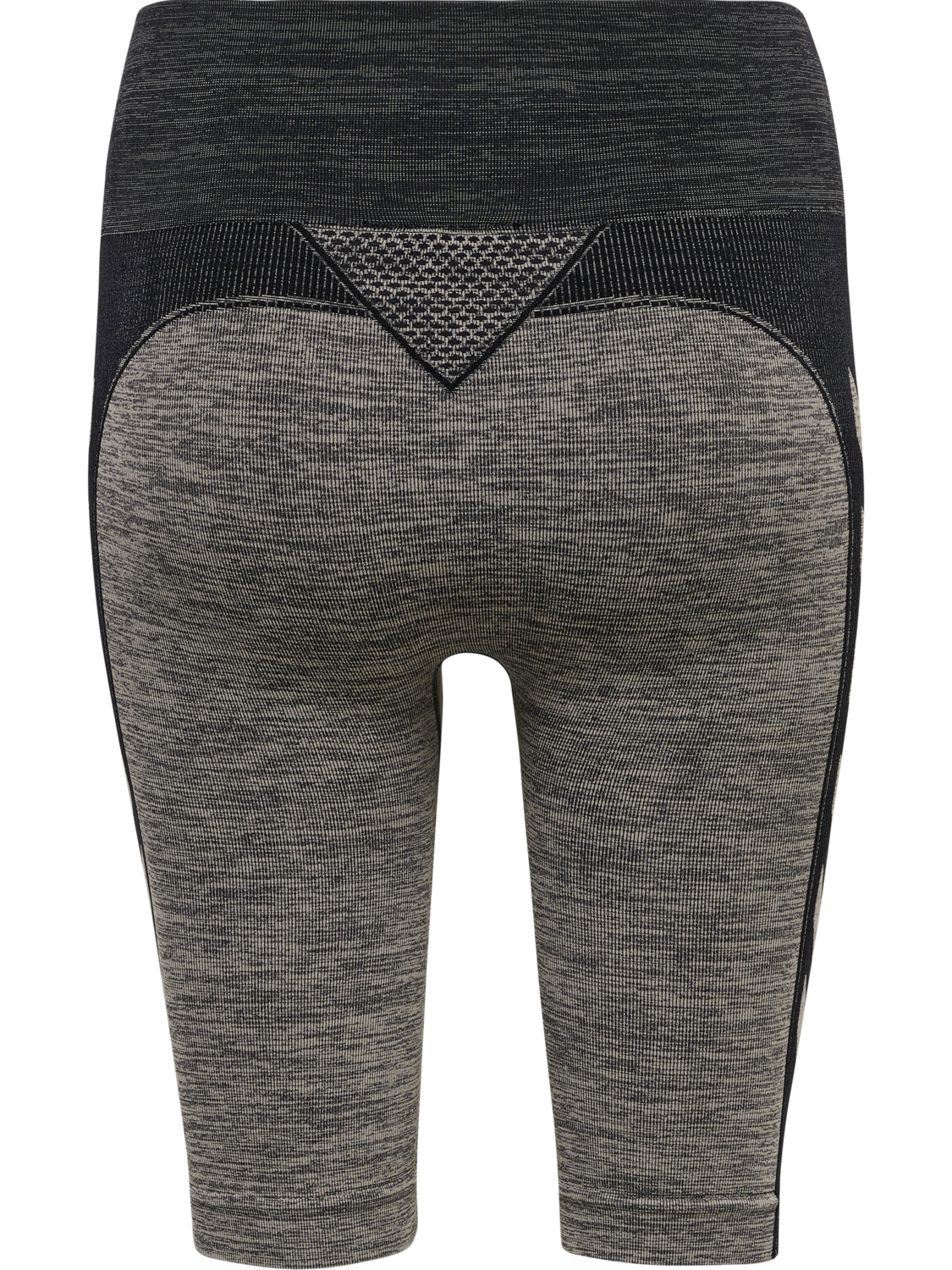 hmlCLEA SEAMLESS CYCLING SHORTS, CHATEAU GRAY/BLACK MELANGE, packshot