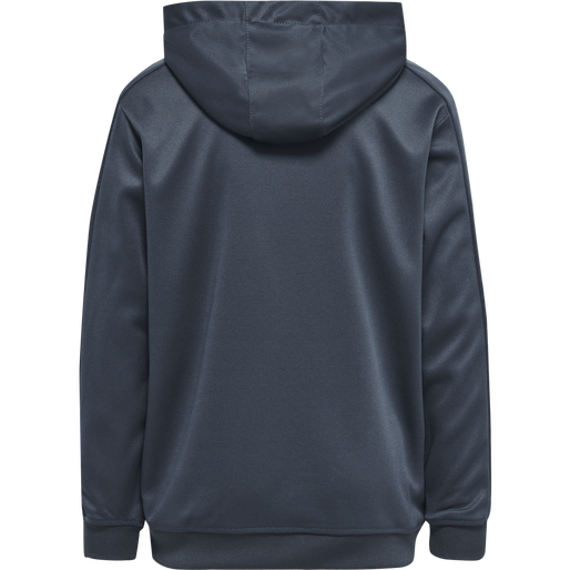 hmlPROMO KIDS POLY HOODIE, OMBRE BLUE/NASTURIUM, packshot