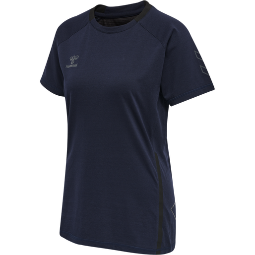 hmlCIMA XK T-SHIRT S/S WOMAN, MARINE, packshot
