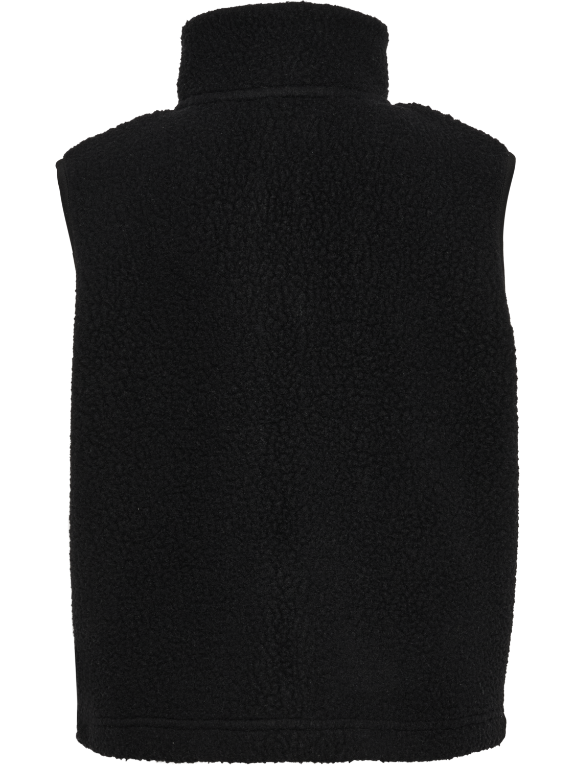 hmlJR MARTINI FLEECE ZIP VEST, BLACK BEAUTY, packshot