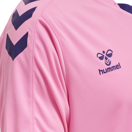 hmlCORE XK POLY JERSEY S/S, COTTON CANDY, packshot