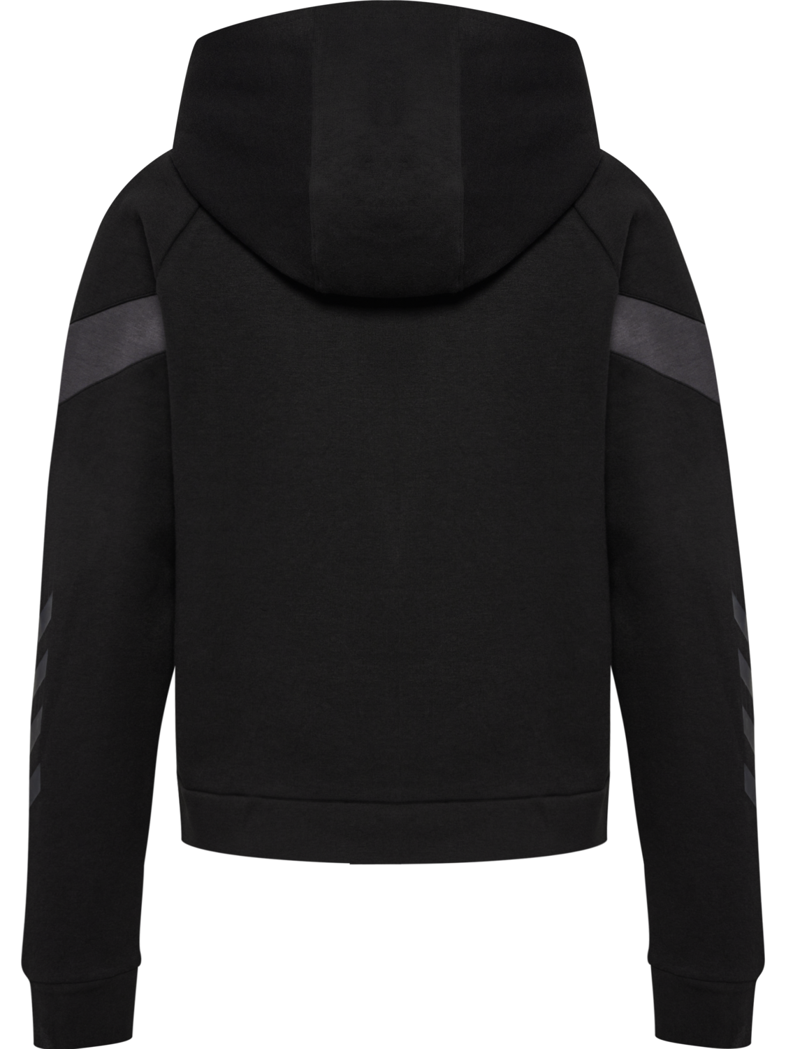 hmlTRAVEL ZIP HOODIE WOMAN, BLACK, packshot