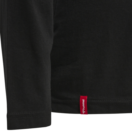 hmlRED BASIC T-SHIRT L/S WOMAN, BLACK, packshot