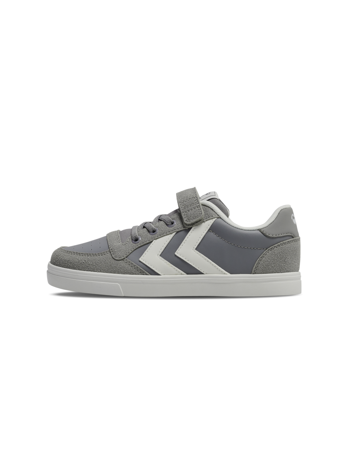 SLIMMER STADIL LEATHER LOW JR, ALLOY, packshot
