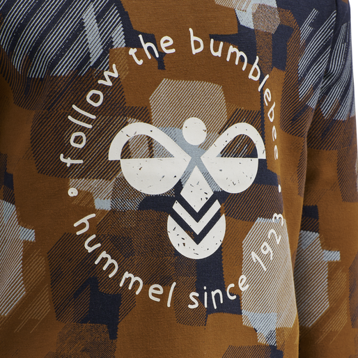 hmlBUDDY T-SHIRT L/S, BLACK IRIS, packshot