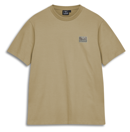 hmlFERIE T-SHIRT, PALE KHAKI, packshot