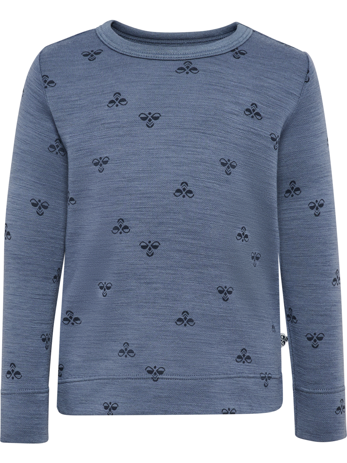 hmlMINI WOOL T-SHIRT L/S, FLINT STONE, packshot