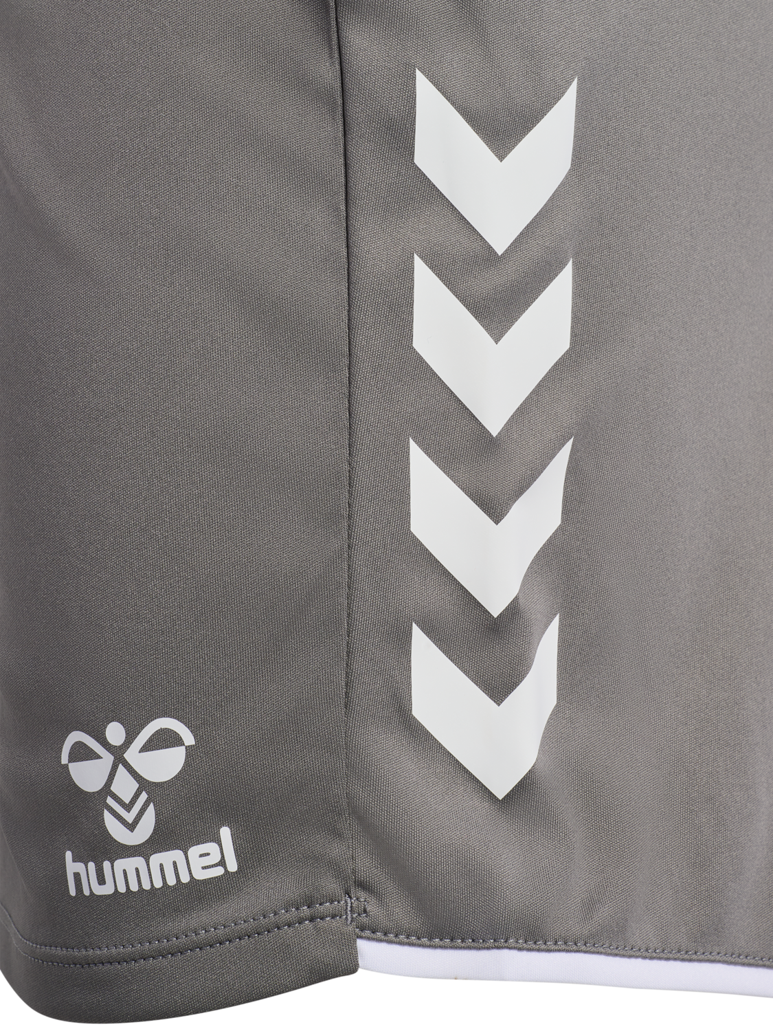 hmlCORE 2.0 SHORTS WOMAN, STEEL GRAY/WHITE, packshot