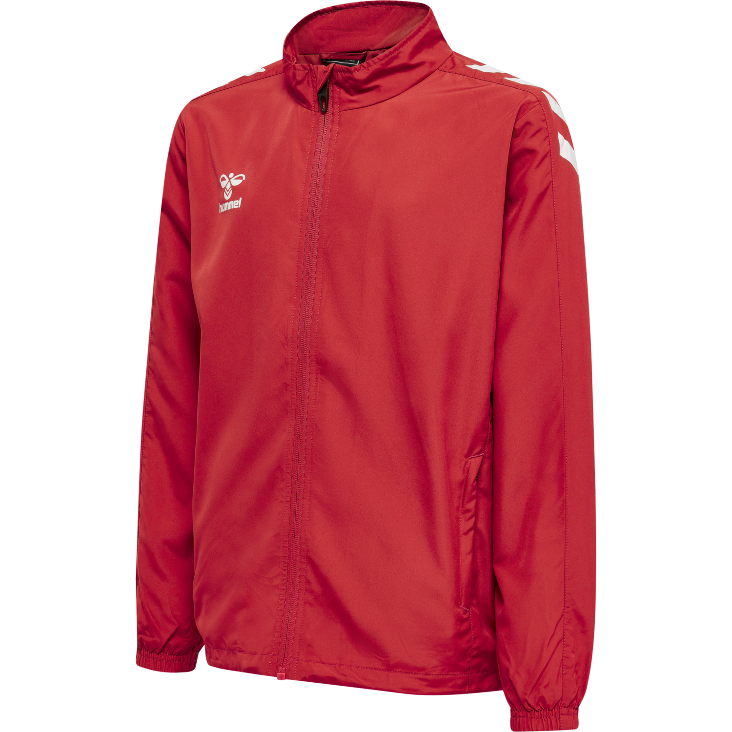 hmlCORE XK MICRO ZIP JACKET KIDS, TRUE RED, packshot
