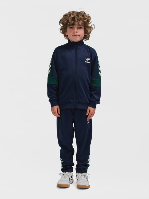 hmlORTON ZIP JACKET, BLACK IRIS, model