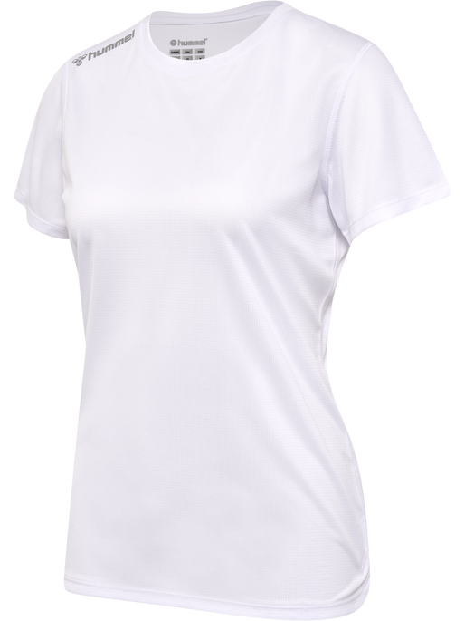 hmlRUN JERSEY S/S WOMAN, WHITE, packshot