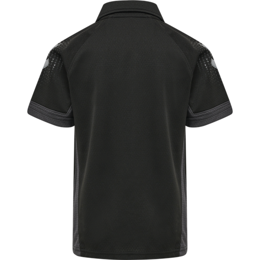 hmlLEAD FUNCTIONAL KIDS POLO, BLACK, packshot