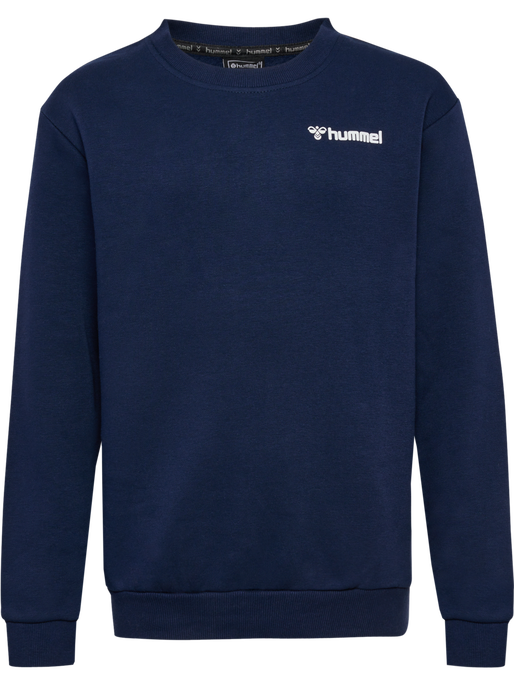 hmlMOVER COTTON SWEATSHIRT KIDS, MARINE, packshot