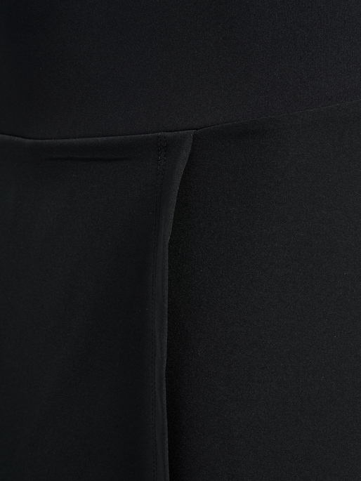 hmlCOURT MID WAIST POCKET SKIRT W, BLACK, packshot