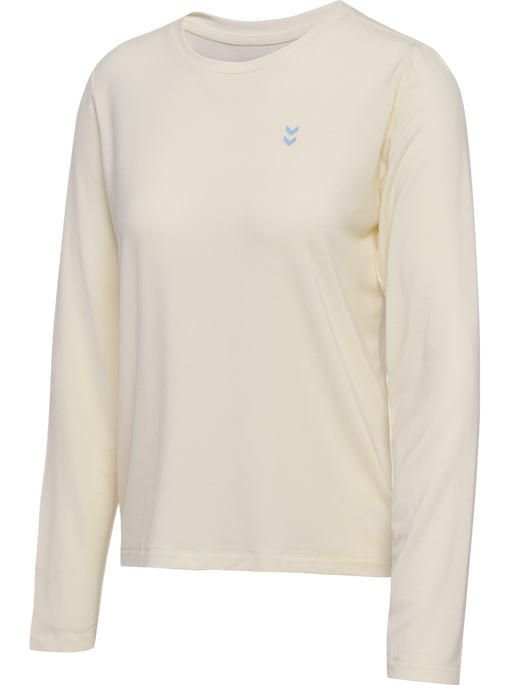 hmlYOGA SOFT LOOSE W T-SHIRT LS, TOFU hmlYOGA SOFT LOOSE W T-SHIRT LS, TOFU, packshot