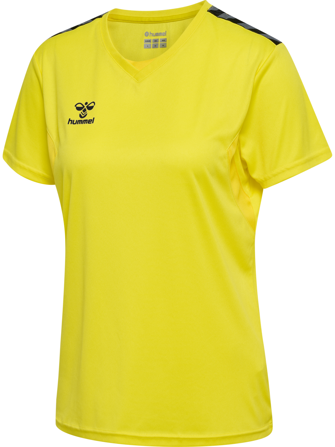 hmlAUTHENTIC PL JERSEY S/S WOMAN, BLAZING YELLOW, packshot