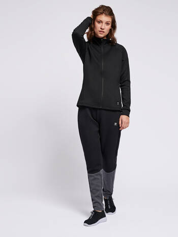 hmlESSI ZIP JACKET , BLACK, model