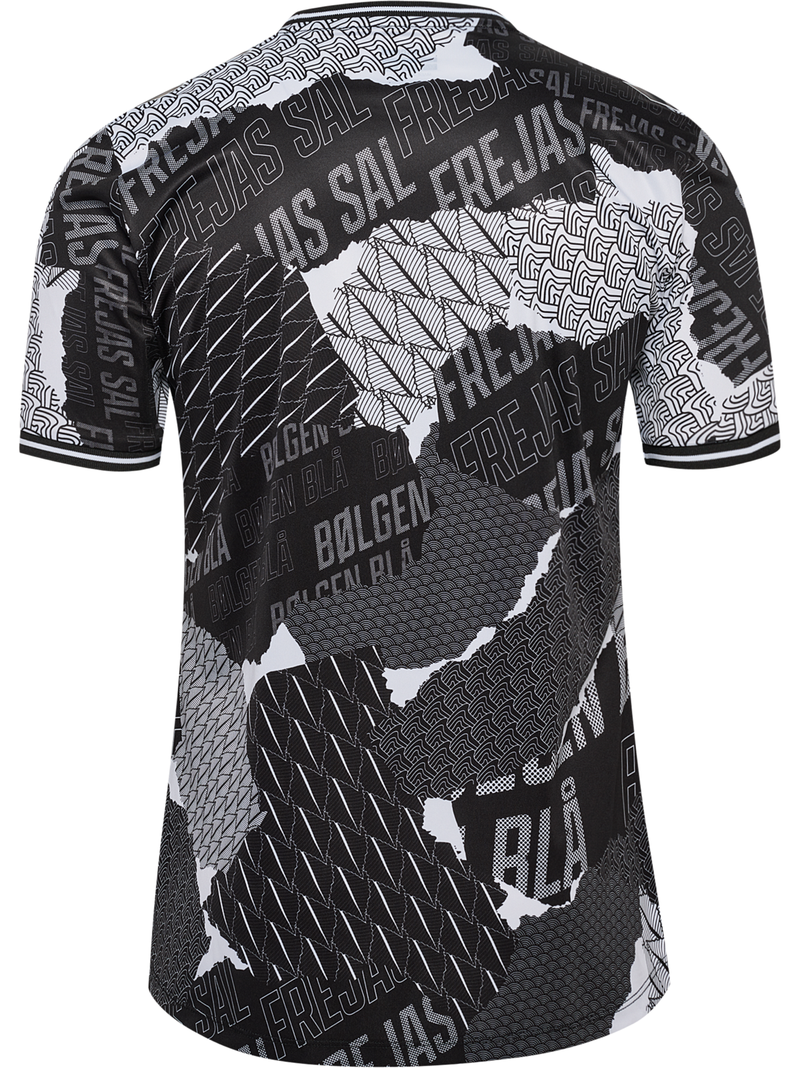 DBU 24 PREGAME JERSEY S/S, BLACK/WHITE, packshot