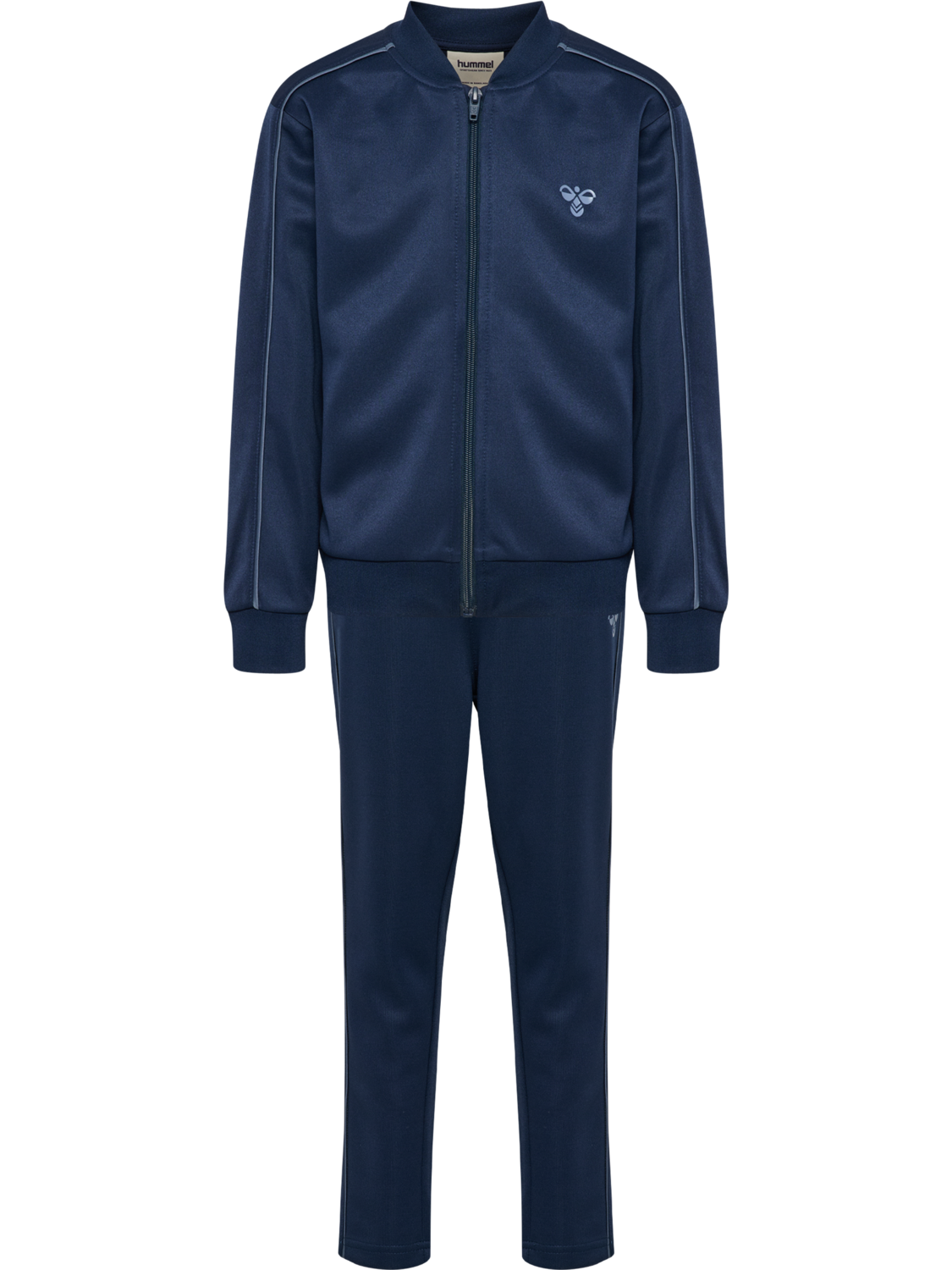 hmlJR REG TUKAS TRACK SUIT, DRESS BLUES, packshot