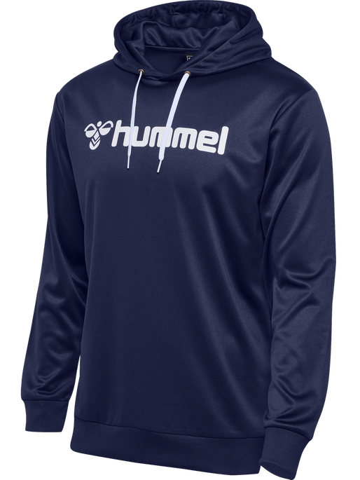 hmlLOGO HOODIE, MARINE, packshot