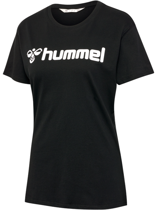 hmlGO 2.0 LOGO T-SHIRT S/S WOMAN, BLACK, packshot