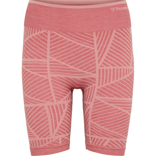 hmlMT ENERGY SEAMLESS MW SHORTS, WITHERED ROSE/ROSE TAN MELANGE, packshot