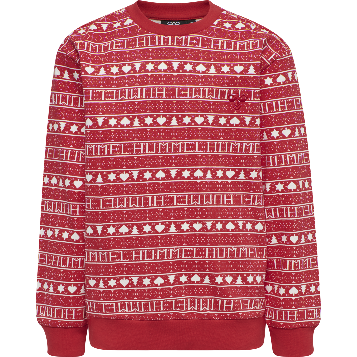 hmlRUDOLPH SWEATSHIRT, TRUE RED, packshot