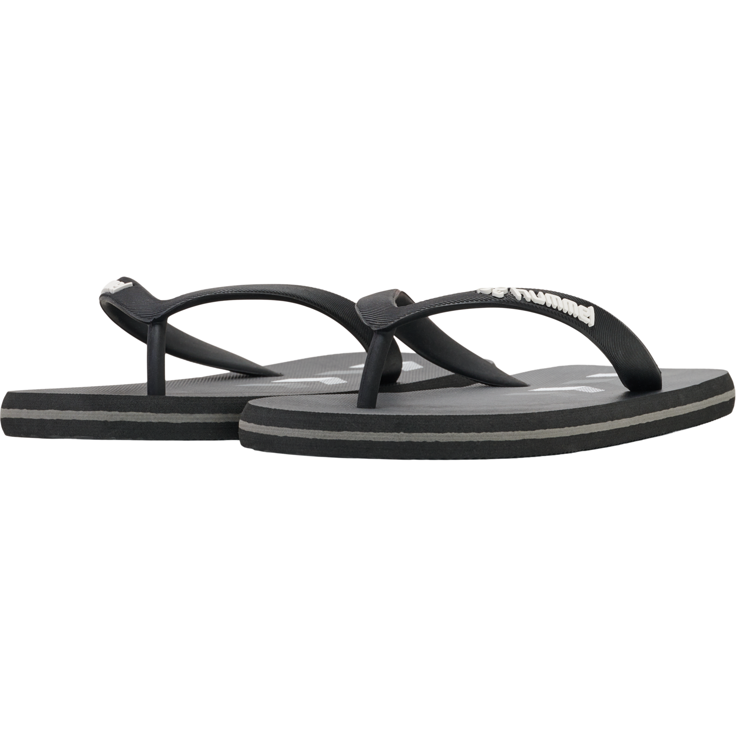 CHEVRON FLIP FLOP, BLACK, packshot