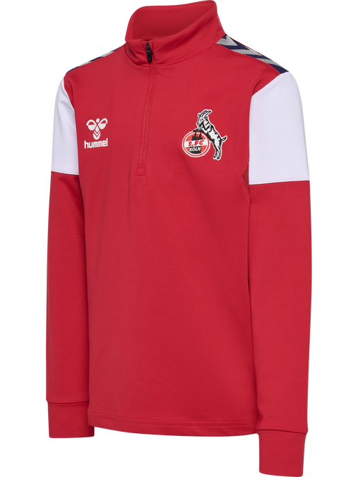 1FCK 23/24 TR HALF ZIP KIDS, TRUE RED, packshot