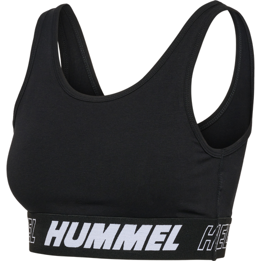 hmlTE MAJA 2-PACK COTTON SPORTS TOP, BLACK, packshot