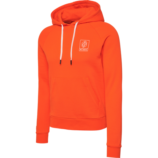 hmlGG12 SWEAT HOODIE WOMAN, CHERRY TOMATO, packshot