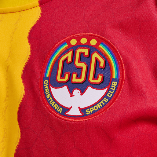 CSC 22/23 HOME JERSEY S/S, TRUE RED/SPORTS YELLOW W/SPONS CSC 22/23 HOME JERSEY S/S, TRUE RED/SPORTS YELLOW W/SPONS, packshot