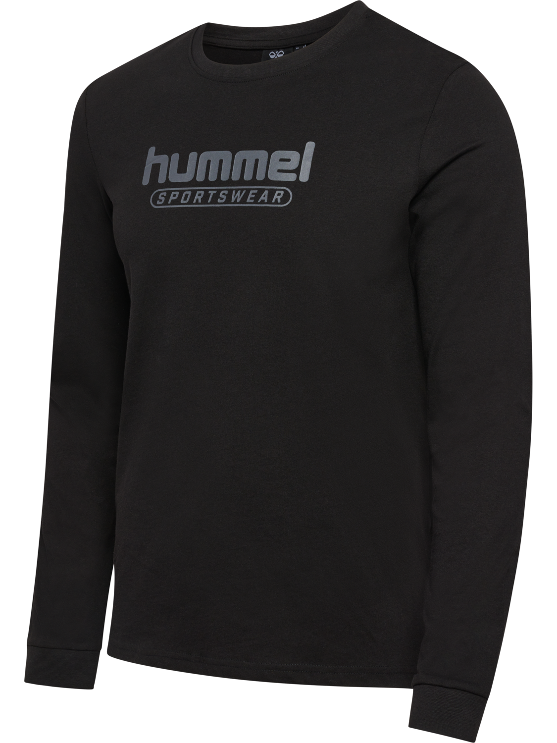 hmlBOOSTER T-SHIRT LS, BLACK, packshot