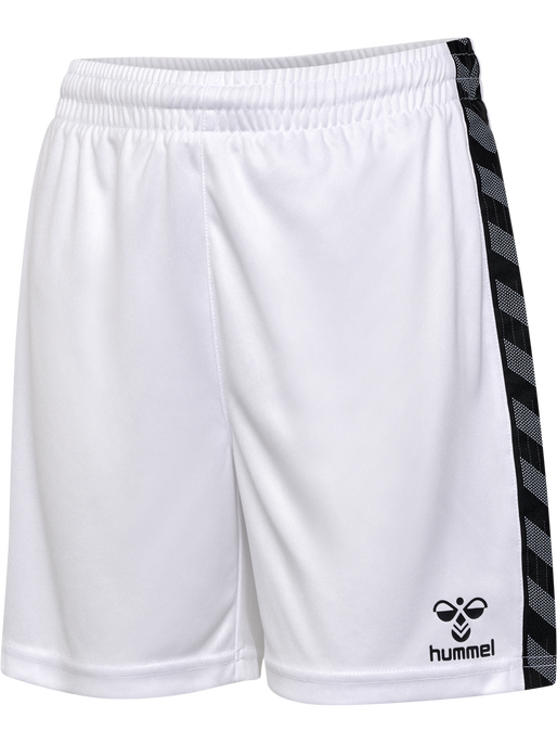 hmlAUTHENTIC PL SHORTS KIDS, WHITE, packshot