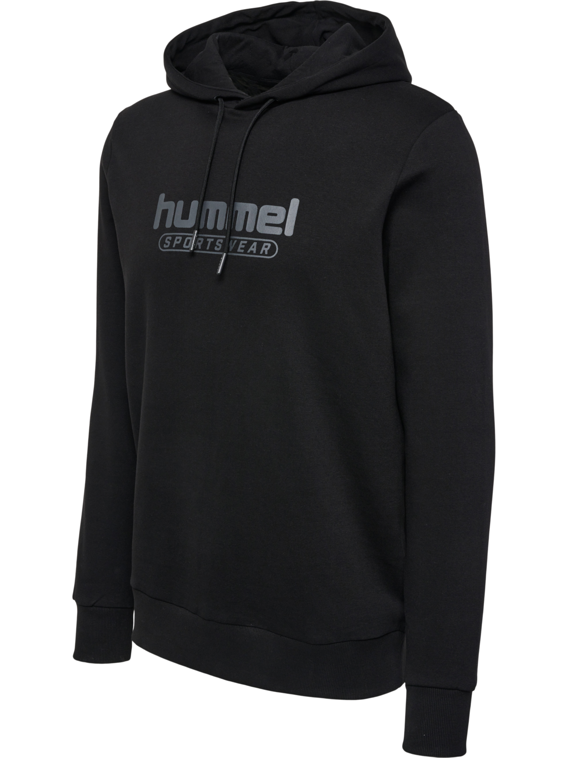 hmlBOOSTER HOODIE, BLACK, packshot