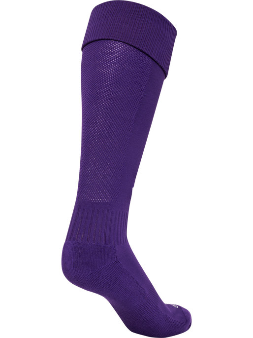 hmlESSENTIAL FOOTBALL SOCKS, ACAI/WHITE, packshot