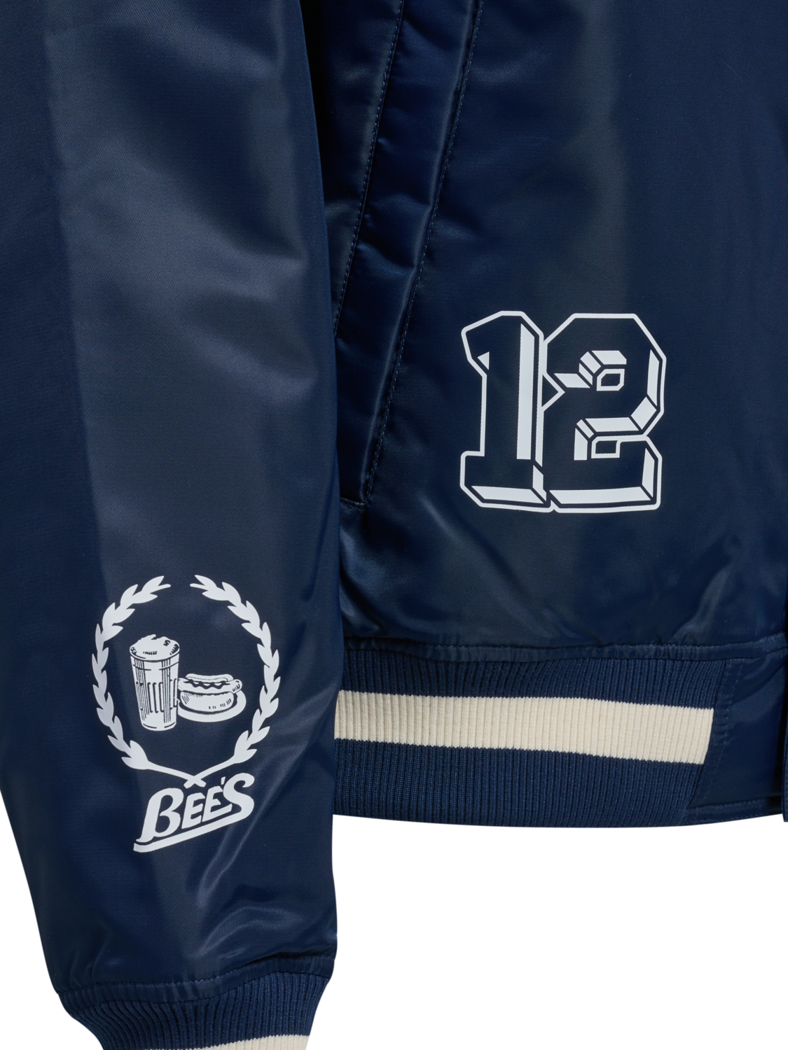 hmlLETTERMAN JACKET HSW, DRESS BLUES, packshot