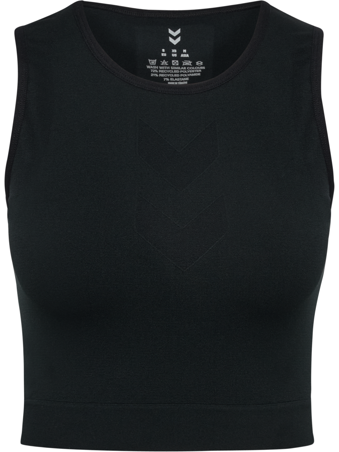 hmlHIIT SEAMLESS W TOP, BLACK, packshot