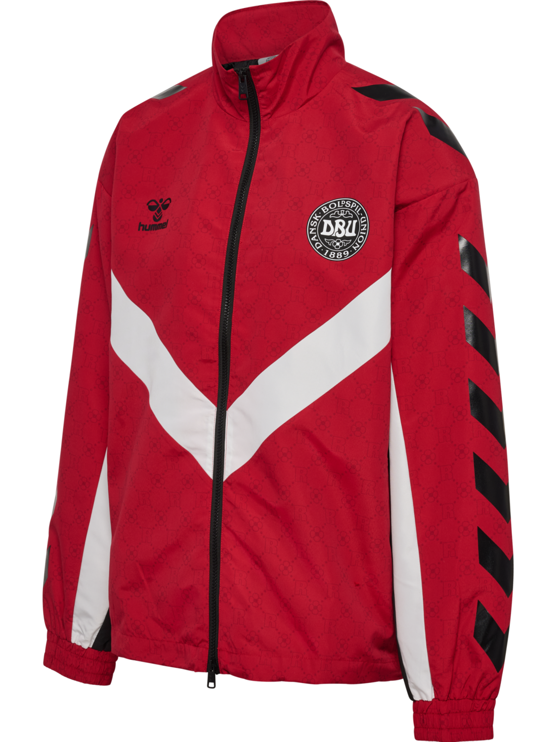 hmlTRACKSUIT JACKET DBU ROTATE, TANGO RED